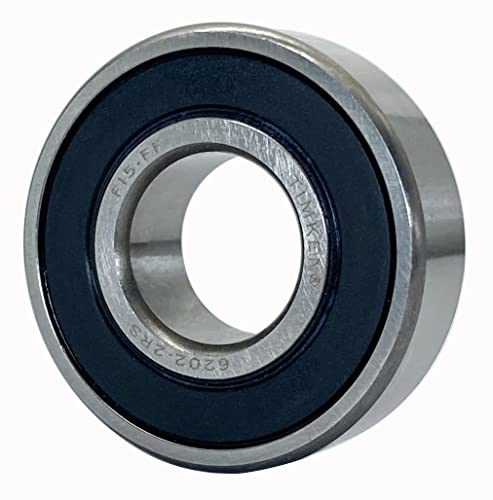 2Pack Timken 6202-2Rs Double Rubber Seal Bearings 15X35X11Mm, Pre-Lubricated And Stable Performance And Cost Effective, Deep Groove Ball Bearings. #TOP3