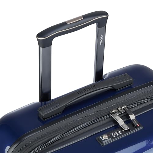 DELSEY PARIS Cruise 3.0 Hardside Expandable Luggage with Spinner Wheels, Deep Sea Navy, Checked-Medium 24 Inch by DELSEY PARIS - Image 6