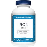 The Vitamin Shoppe Iron 28MG, Well Absorbed Forms of Iron, Supports Immune...