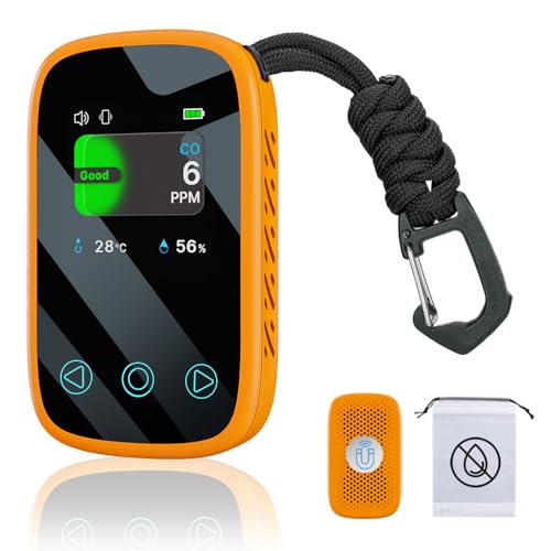 [3-in-1] Carbon Monoxide Detector | Humidity | Temperature, Portable Co Gas Monitor with Lanyard, Air Quality Sensor for Outdoor Camping Travel RV Car -  Guangzhou Guigao Electronics Co.,Ltd, PTH-10D