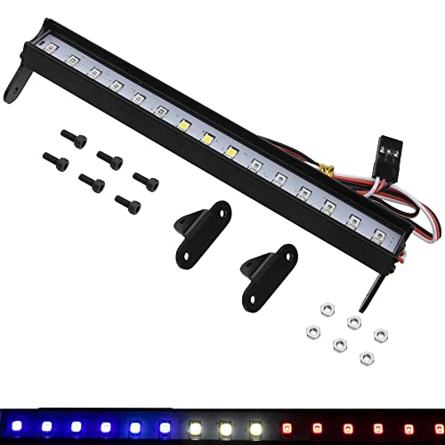 Vgoohobby 5.51' RC 15Led LED Light Bar Kit Body Shell Roof Light Lamp Compatible with Traxxas TRX...