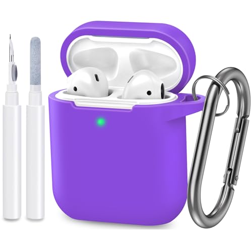 ATUAT AirPods P[XΉ U^JritVRJo[A360°یAhoAApple(Abv)AirPods1Ƒ2ɃfUCꂽX[p[XLVR