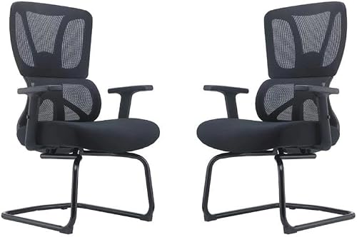 SMTE Set of 2 Modern Mesh Visitor Office Chairs D2308 with keychain