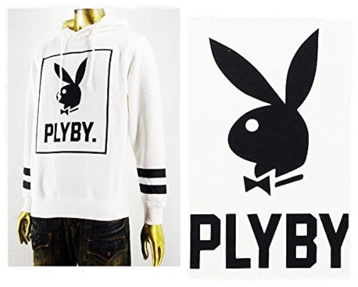 USA 00s アメリカ playboy フーディ パーカー スウェット Y2K Playboy(プレイボーイ) × SEQUENZ(シークエンズ) | コラボ