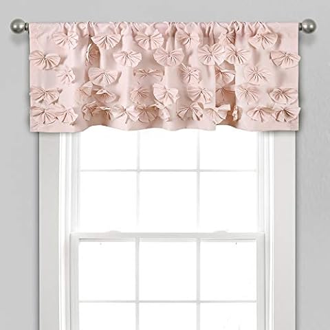 Lush Decor Riley Elegant Light Filtering Valance Cover