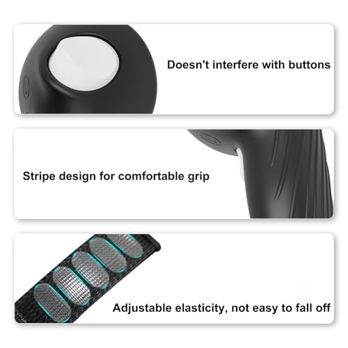 BeisDirect Ensemble d'accessoires 6 en 1 pour casque de réalité virtuelle Pico 4 Ultra, masque en silicone, masque de protection pour les yeux, poignée de manette, film trempé d'objectif (gris) – vue 6