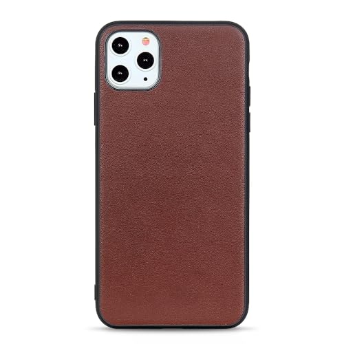 Coque iPhone 11 cuir véritable marron idéale pour le quotidien des hommes