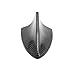 uxcell Carbon Fiber Pattern Shark Fin Shape Adhesive SUV Car Decorative Antenna Aerial