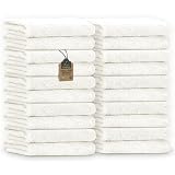 NatureMark Toallas de Invitado – Pack de 20 (30x50 cm), 100% Algodón,...