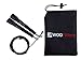 WODFitters Speed Rope - Super Quick Ball Bearing Pro Speed Cable Jump Rope - Fully Adjustable - Sizing Guide & Carry Bag - Black Friday Sale, Cyber Monday Deal, Christmas Gift Stocking Stuffer