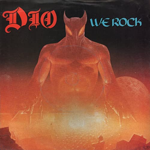 Dio We Rock UK 45 7" single +Picture Sleeve +Holy Diver (Live)