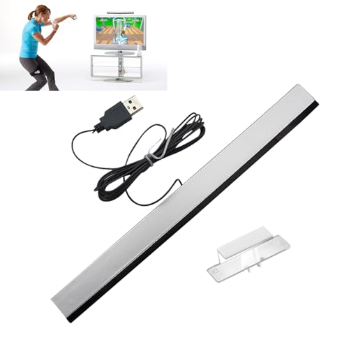 Wii Sensor Bar for Nintendo, Sensor Bar Compatible With Nintendo Wii, Wii - Sensor Bar, Wii U Console, Wii Sensor Bar, Replacement infrared IR Ray Motion Sensor Bar