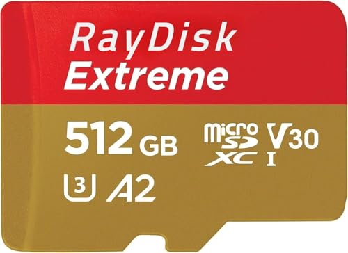 RayDisk �}�C�N��SD�J�[�h microSD�J�[�h 512GB microSDXC UHS-I Class10 A2 U3 V30 �ő�Ǎ�190MB/s ���� SDSQXAV-512G-GN6MN