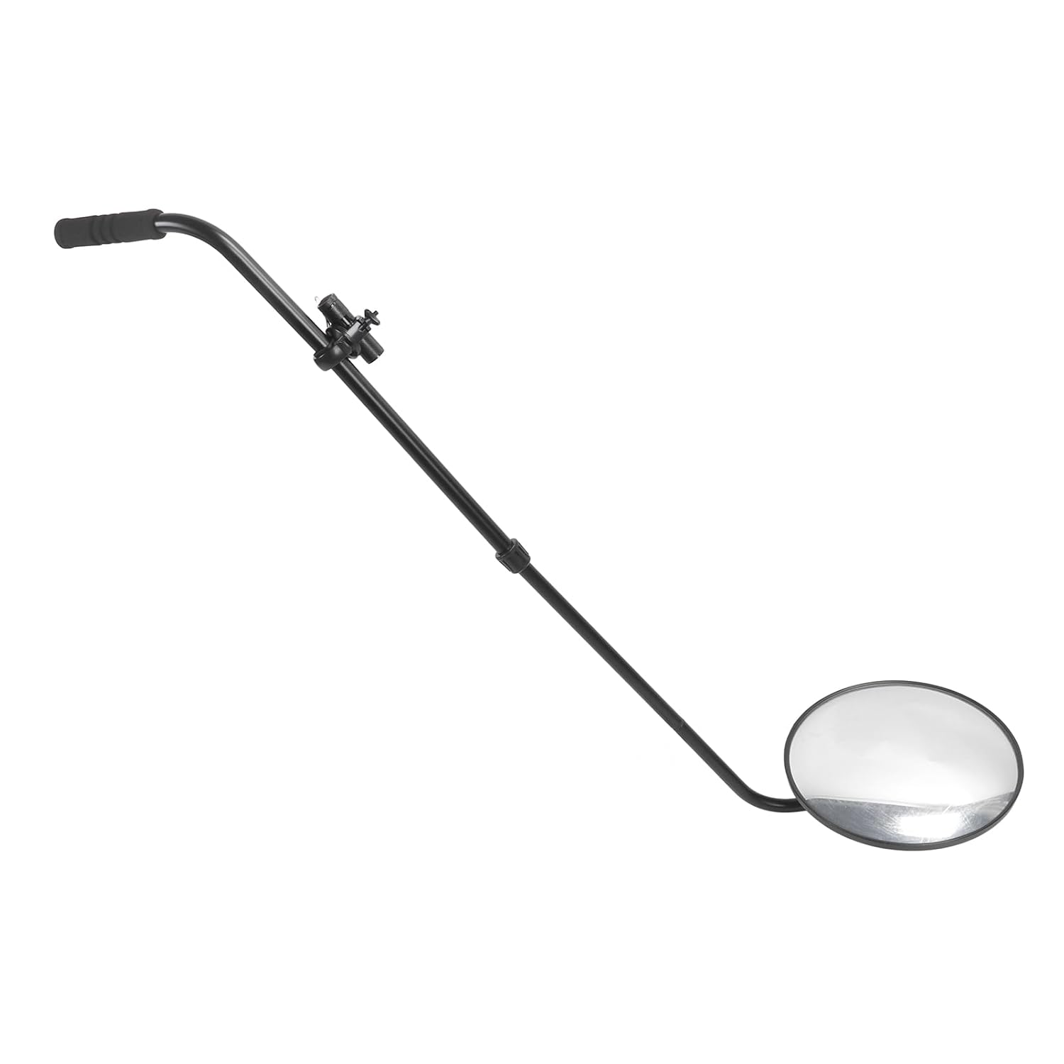 Undercarriage Inspection Mirror, Magnifying Under Vehicle Inspection Security Mirror Waterproof Foldable Adjustable Angle 2X Magnification for Truck