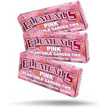Elements Pink Plantable Garden Tips 10 Count Rolling Tips with Wildflower Seeds