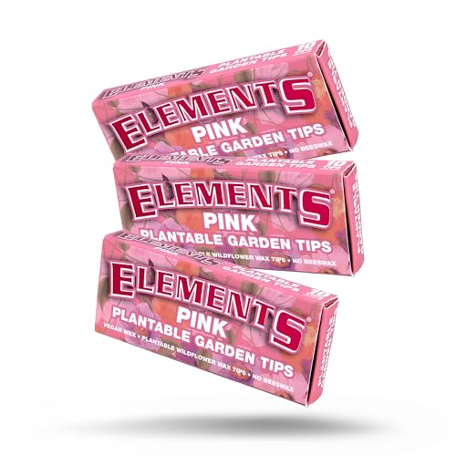 Elements Pink Plantable Garden Tips – 10 Count Rolling Tips