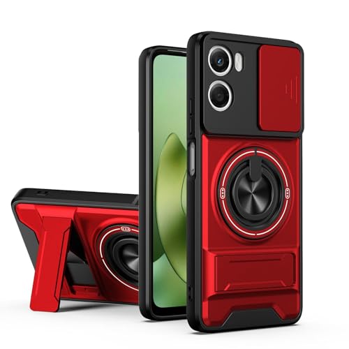 �Ή��@�� Motorola Moto G06 4G / G06 Power 4G �g�уP�[�X,�f���A���X�^���h�A�����Y�ی�X���C�h�J�o�[�A�}�O�l�b�g���ی�P�[�X Red