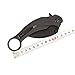 MASALONG kni250 falcon folding claw pocket survival tactical knife D2 steel blade (black blade)