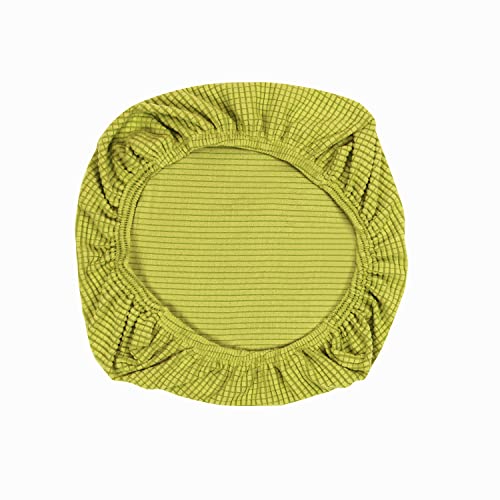 Yikko Soft Stretch Spandex Chair Seat Slipcover And Backrest Cover, Washable Chair Slipcovers Fit For Office Computer Chairs, Dining Room Chairs, Bar Party Decor (Chair Seat Cover, Yellow Green) #TOP9