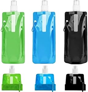 Sunshine Smile Faltbare Trinkflasche 3er Set