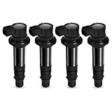 4Pcs Ignition Coil 5VY-82310-00-00 Compatible With Yamaha 2003-2007 YZF-R6 2006-2009 YZF-R6S...