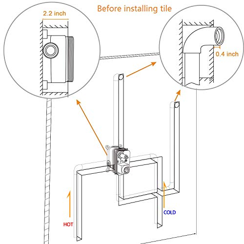 Pop Sanitaryware Black Shower System Bathroom Rainfall Shower Faucet Set Complete Wall Mounted 8 Inch Shower Head And Handle Set With Rough-In Valve Body And Trim Kit #TOP7
