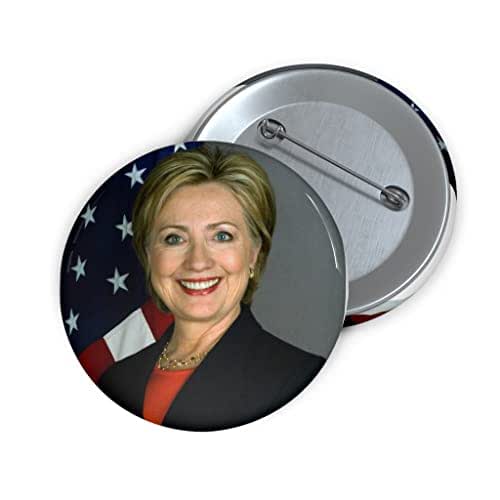 Amazon.com: Hillary Clinton Button - Collectible Picture Button of ...