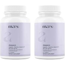 Mars by GHC Sleepezzz Capsules with Apigenin, L-Theanine, and Magnesium Glycinate - Nightly Formula - 60 Capsules Pack of 1
