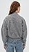 Madewell Women's Snap Front Bomber Jacket, Hthr Charcoal, M