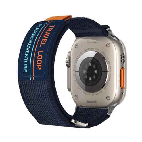 Image of Printme Designer Sports Trail Loop Band Compatible with Apple Watch 49 mm, 45 mm, 44 mm, 42 mm, Adjustable Strap Compatible for iWatch Series Ultra, SE, SE 2, Series 3,4,5,6,7,8