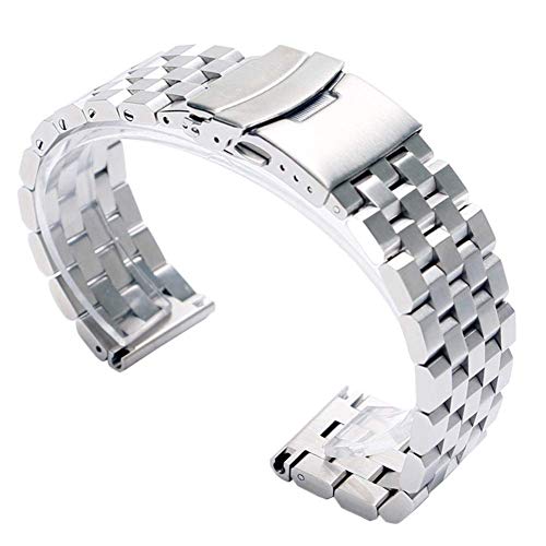 Bracelet montre homme anti chute acier inoxydable solide 22mm 20mm