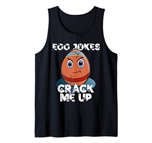 Easter Egg Joke Funny Pun For Kids Boys Girls And Adults Camiseta sin Mangas