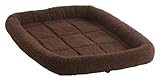 LITTLE GIANT Fleece Pet Bed - Pet Lodge - Medium Dog Bed, Machine Washable (Chocolate) (Item No. 160759)