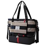 TOOSEA New Foldable Dry/Wet Separation Travel Duffle Bag for Women Carry On with Shoe Compartment Lu