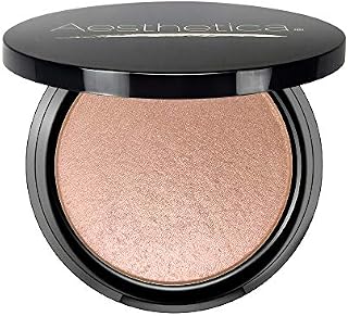 Aesthetica Starlite Highlighter - Metallic Shimmer Highlighting Makeup Powder - Cosmos