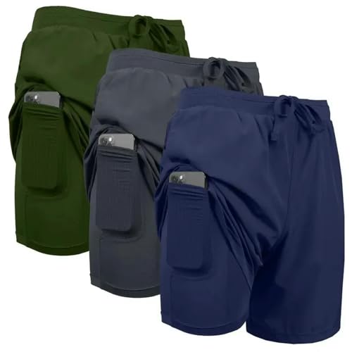 Short de poche intégré séchage rapide pour entraînement homme L - 4