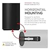 Sound Bass ERA 100 Wall Mount Bracket, Low Profile, Black, Twin Pack, Compatible with Sonos ERA100 & ERA 100 SL Speaker, Complete with All Fixing Hardware