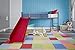 DHP Junior Twin Metal Loft Bed with Slide, Multifunctional Design, Silver with Red Slide