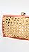 Serpui Marie Women's Farah Diba Clutch, Coral, Tan, One Size