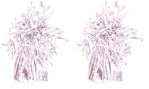 Amscan 991365-15 - Poids du ballon conique - 170 g - Hauteur : environ 10 cm - Ballon gonflable à l'hélium, Brillant. (Lot de 2)