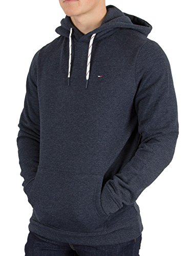 Tommy Jeans Uomo Basic Felpa con Cappuccio Maniche...