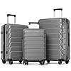 Fochier F Expandable Luggage Sets 3 Piece With Tsa Lockluggage Set Pp Material Travel Suitcase Set With Spinner Wheels For Men Women 202428