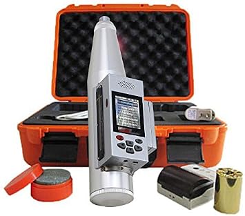 Digital Concrete Rebound Hammer Concrete Strength Hardness Tester Schmidt Resiliometer range 10 to 60MPa with IR Printer Integrated Voice Digital Rebound Test Hammer Tester