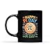 MOONARTPOD Retro Happy Pi Day Pizza Pie Coffee Mug, Gift For Men, Women Coffee Cups 11oz - 15oz