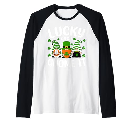 Lucky y yo lo ennombro Camiseta Manga Raglan
