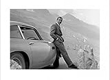 Qualitäts-Markenprodukte 1art1 James Bond 007, Sean Connery Mit Aston Martin Poster Kunstdruck (80x60 cm) Inklusive 1x 1art1® Collection Poster
