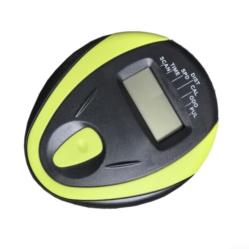 Exercise Bike LCD Speedometer with Heart Rate, Black