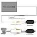 MEIRIYFA Car 2.4G Wireless Color Video Transmitter and Receiver for Vehicle Backup Camera/Front Car Camera 2.4Ghz Wireless RCA Video Receiver/Transmitter for Car Parking Monitor Rear View Camera