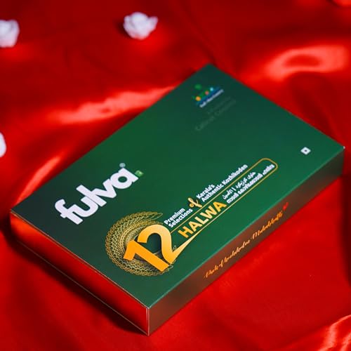 Image of Fulva 12 Assorted Premium Kozhikoden Halwa 800g | Authentic Kerala Halwa | Dry Fruit, Coconut, Banana, Pineapple, Kiwi, Wheat Flavours | Kerala Halwas Mix, Indian Dessert Sweets