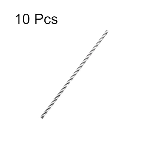 Miniatura 10 de uxcell Varilla redonda sólida de acero inoxidable 304 de 0.118 in x 9.843 in para manualidades de bricolaje - 10 piezas